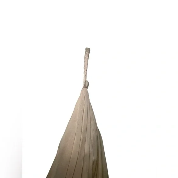 Alice + Olivia Carisa Champagne Grecian Gown Dress Size 10 NWT - Picture 6 of 11